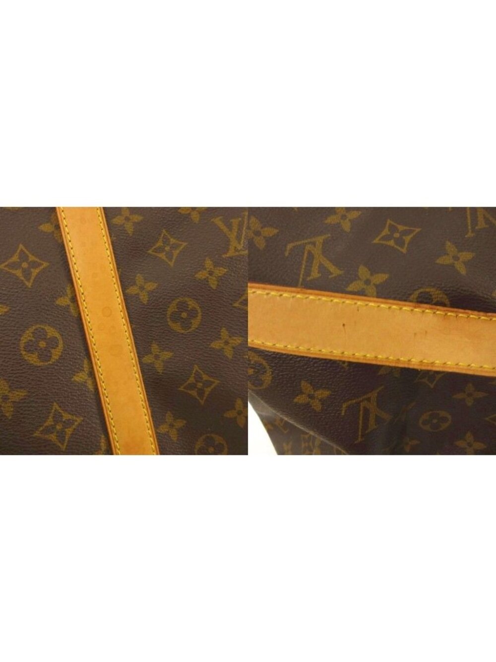 Louis Vuitton Keepall Bandouliere 60 Monogram Boston Bag Shoulder Brown - Picture 8 of 8